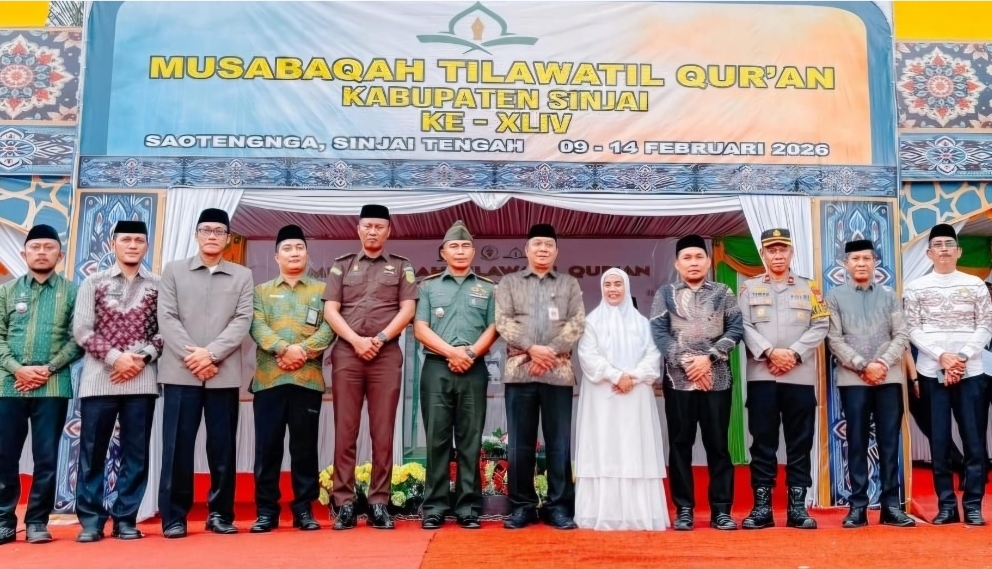 MTQ ke-44 Kabupaten Sinjai Resmi Digelar, Teguhkan Budaya Qur’ani Berjenjang