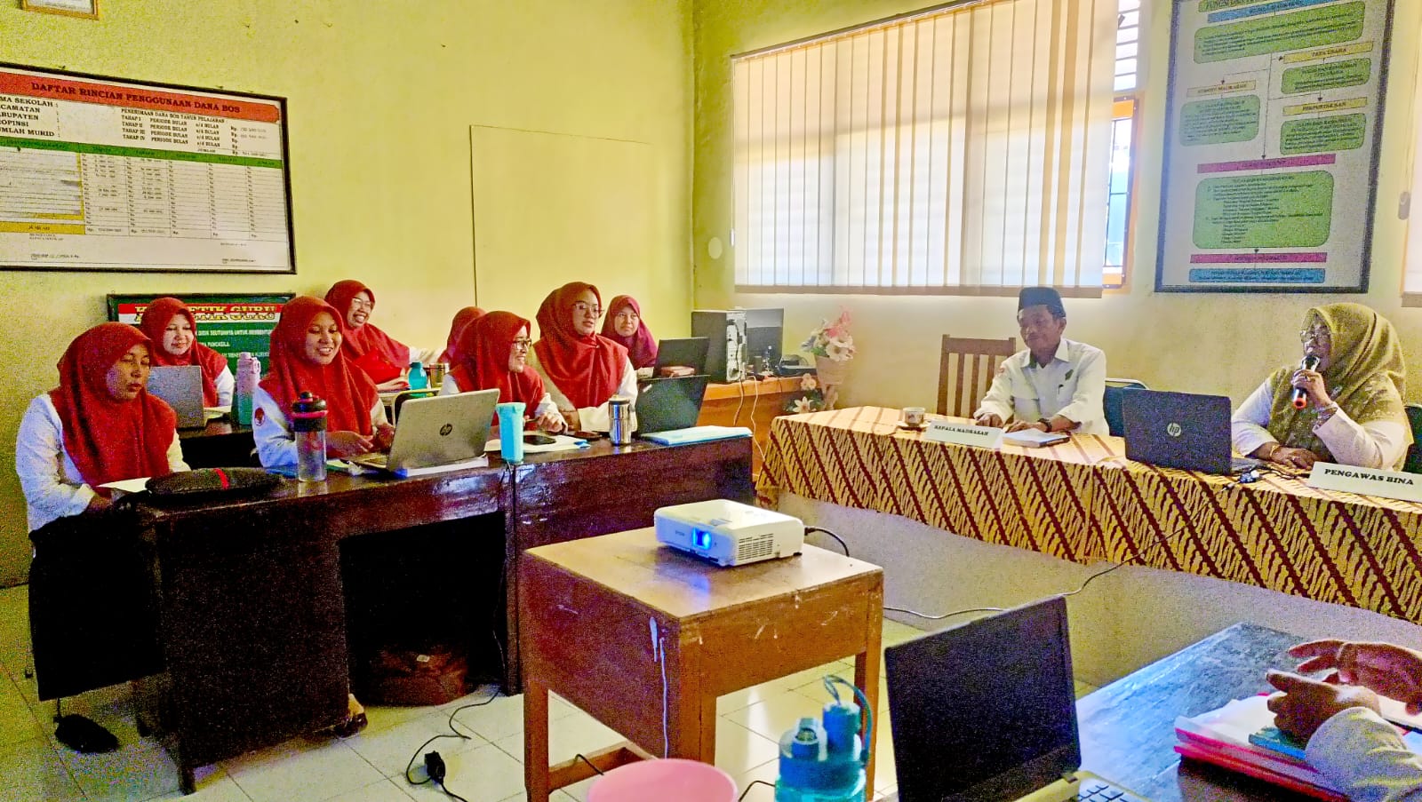 Suasana Sosialisasi Implementasi Kurikulum Berbasis Cinta di MTsS Badan Aman