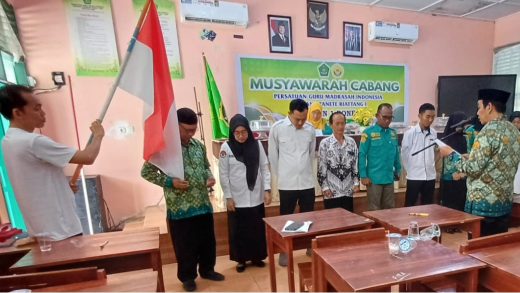 Muscab Lahirkan Pengurus Baru PGMI Ranting MTsN 1 Bone