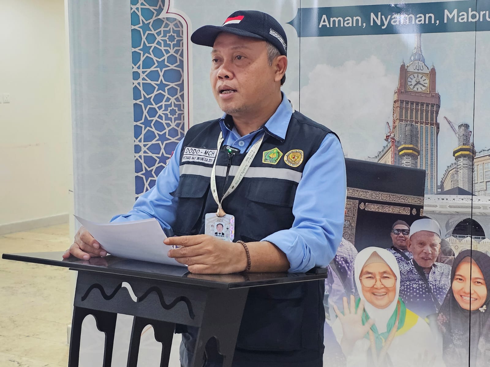 Kasi Media Center Haji (MCH) PPIH Arab Saudi Daker Makkah, Dodo Murtado