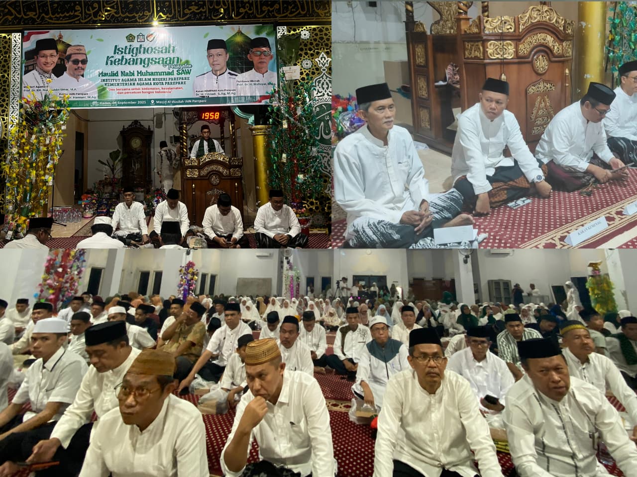 Istigasah Kebangsaan dan Peringatan Maulid Nabi di IAIN Parepare