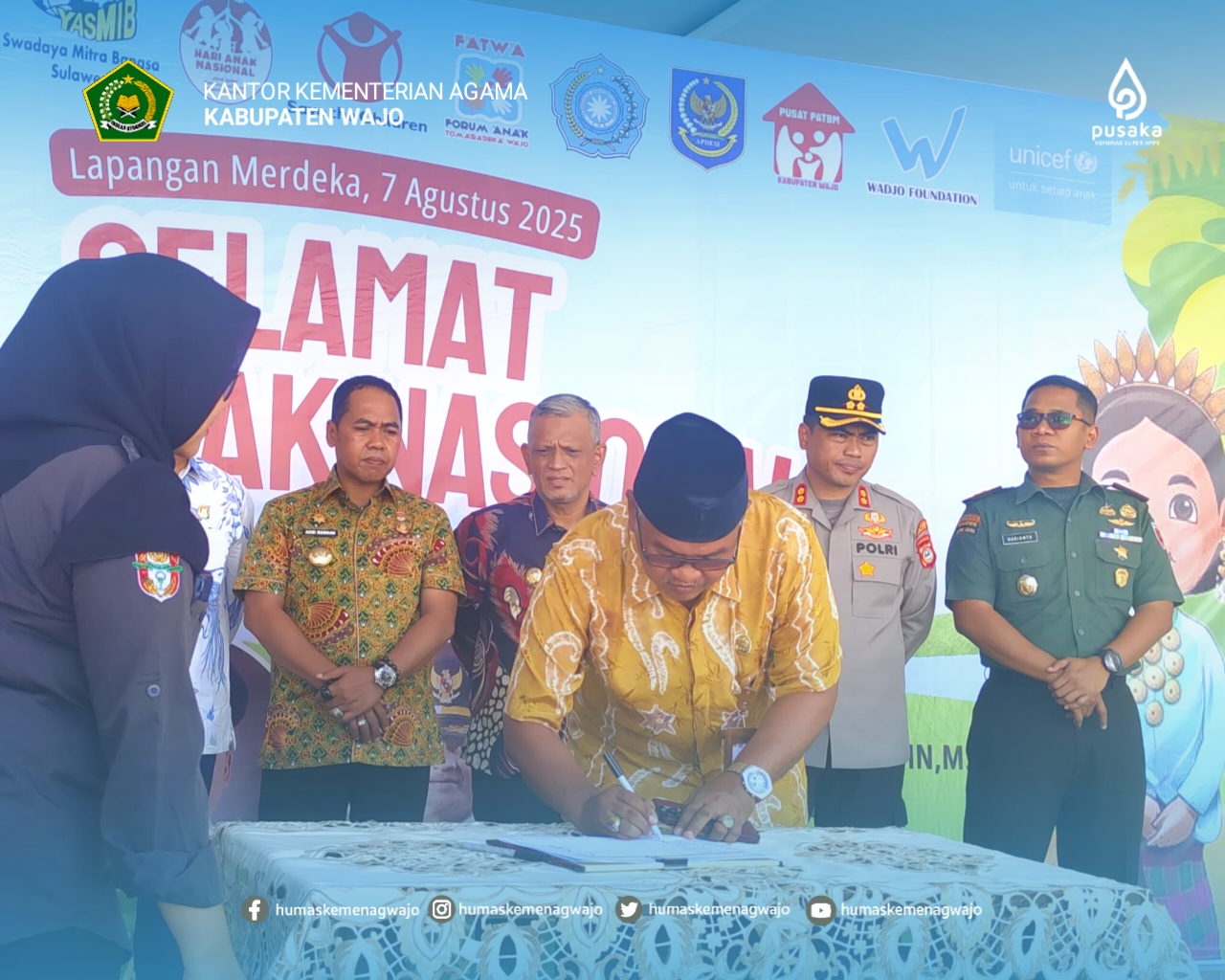 Kakan Kemenag Hadiri Kampanye Perlindungan Anak: Wujud Sinergi dan Komitmen ASTA PROTAS Kemenag RI