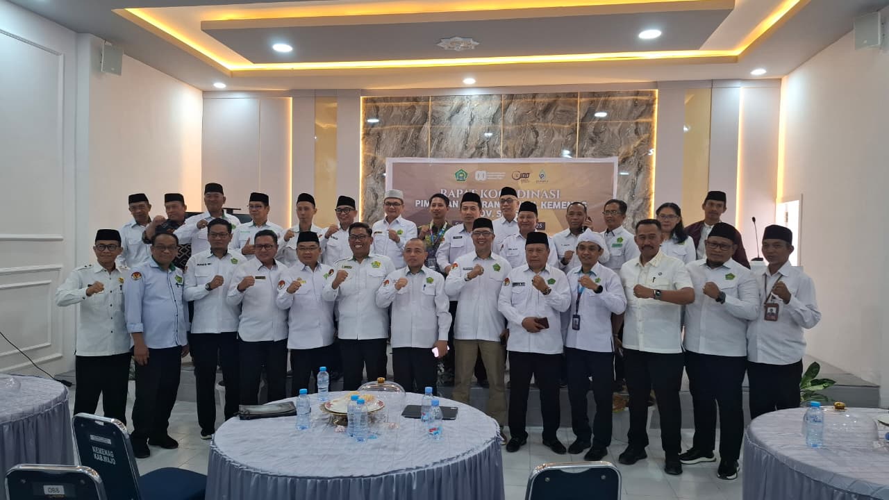 Rapat Koordinasi di Aula Kantor Kemenag Kabupaten Wajo