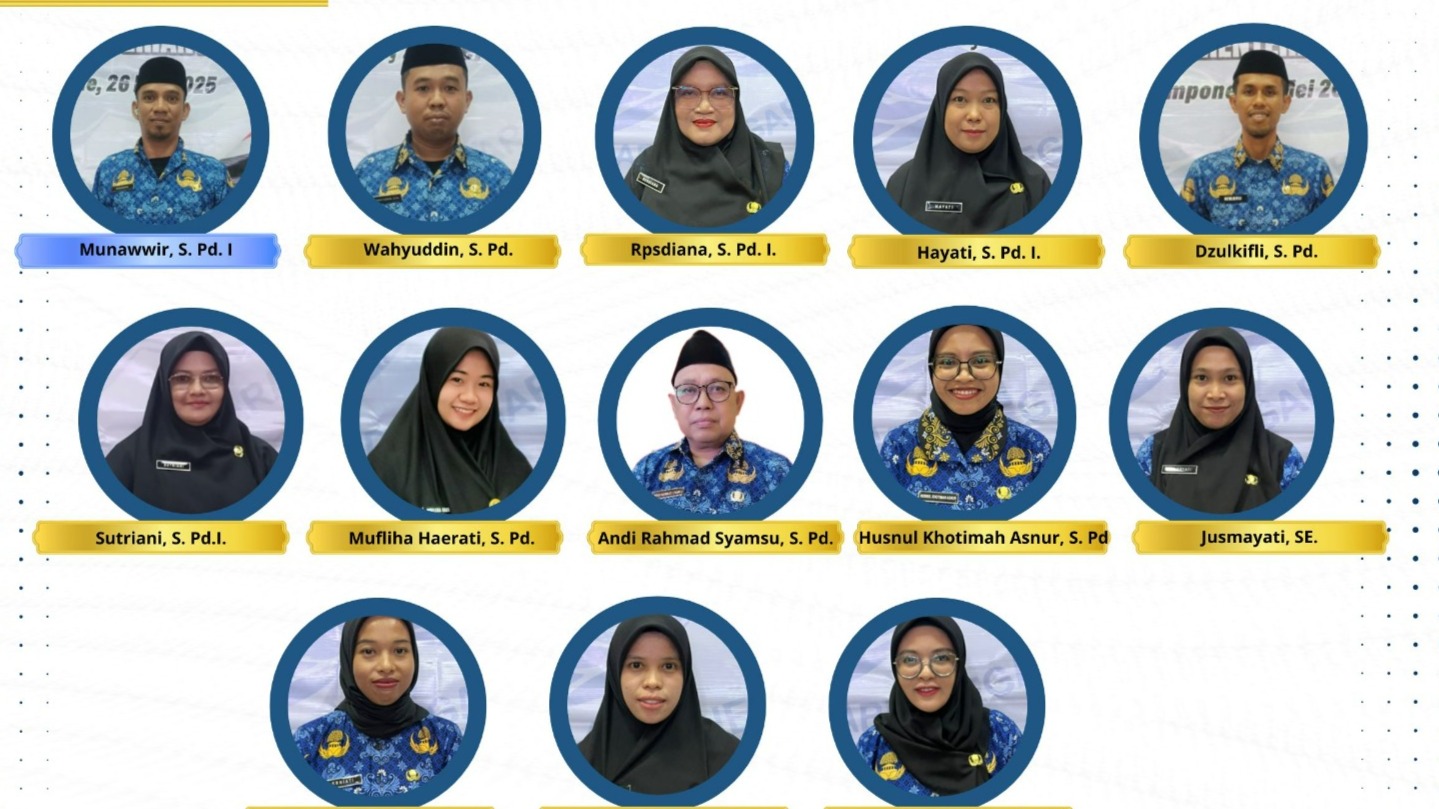 13 PPPK MTsN 1 Bone Formasi 2024 Resmi Dilantik oleh Menteri Agama RI Secara Virtual