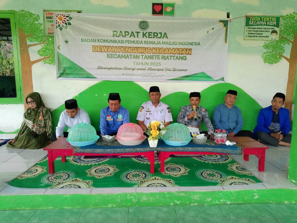 Kepala KUA Tanete Riattang Hadiri Raker DPK BKPRMI
