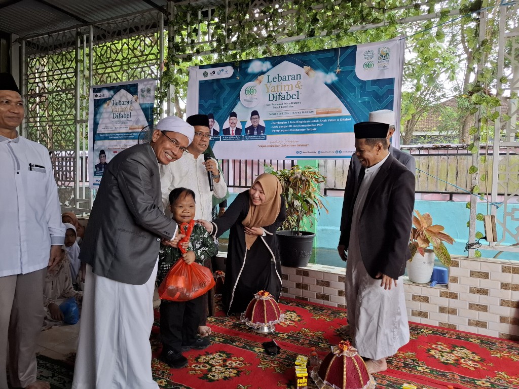 Lebaran Yatim dan Difabel Kemenag Maros 1447 Hijriah.