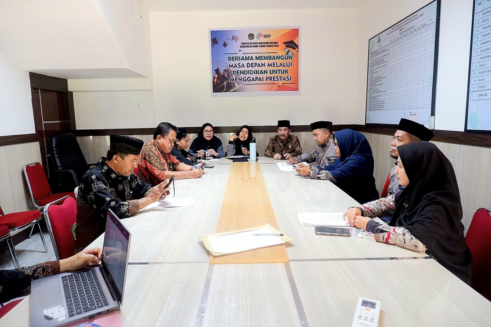 Rapat di Ruang Kesra Setdakab Luwu Timur