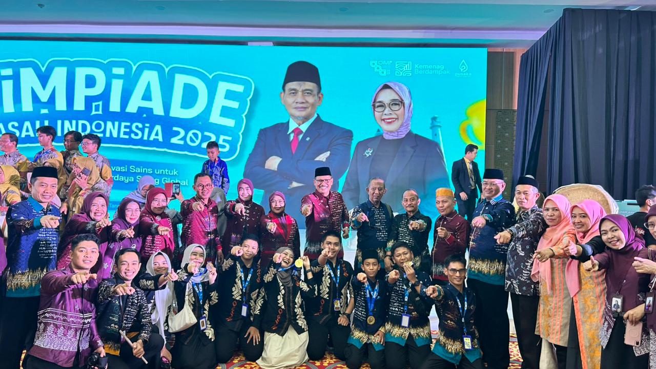 Jaga Tradisi Juara, MAN 2 Kota Makassar Raih 3 Medali Emas dan 1 Medali Perunggu OMI Tahun 2025