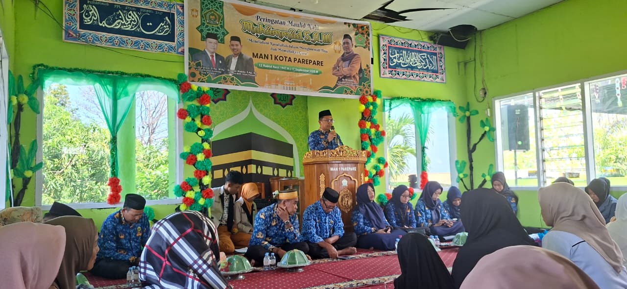 Peringatan Maulid Nabi Muhammad Saw di MAN 1 Parepare