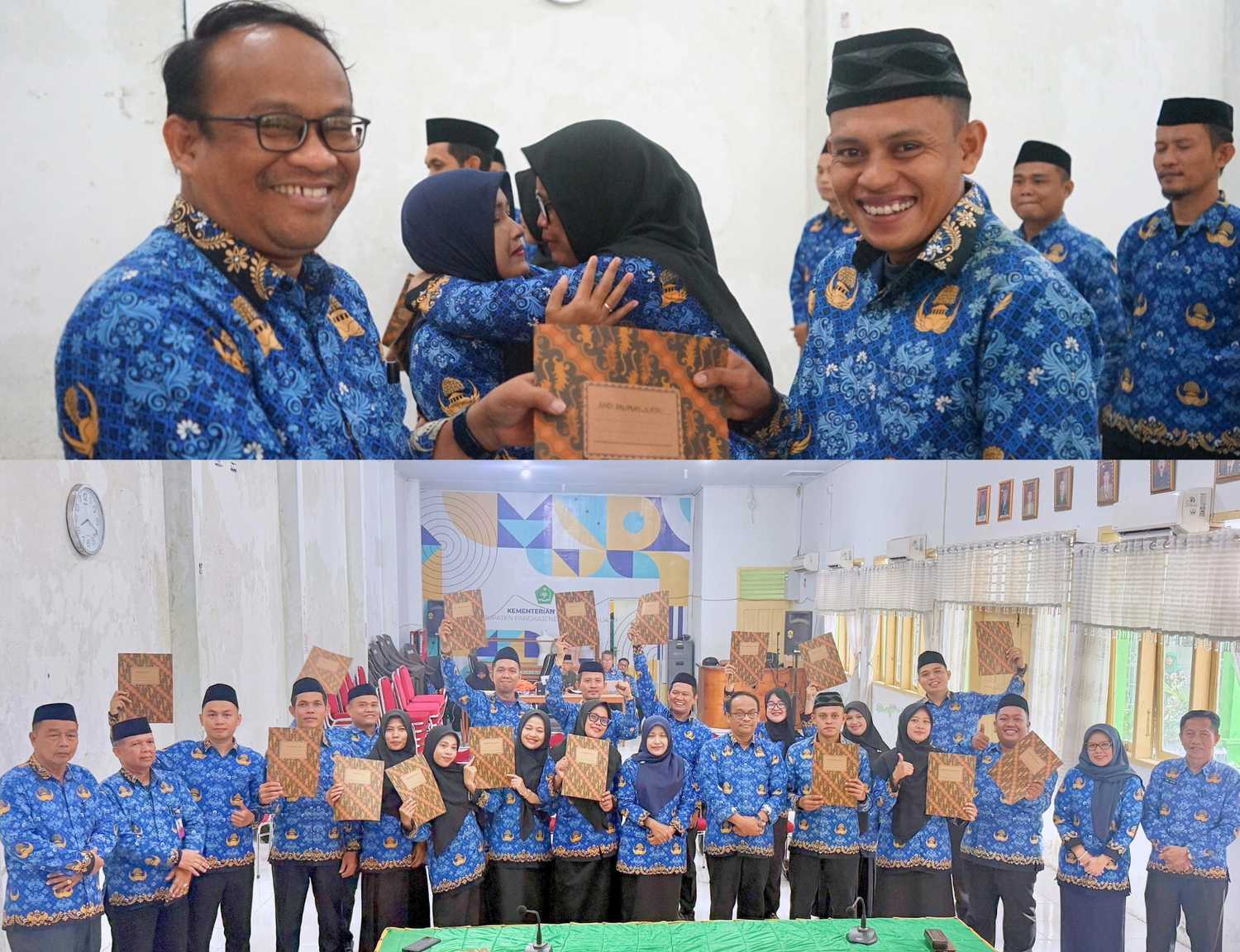 Kemenag Pangkep Serahkan SK Redistribusi 15 Guru ASN sebagai Bentuk Pembinaan Pegawai