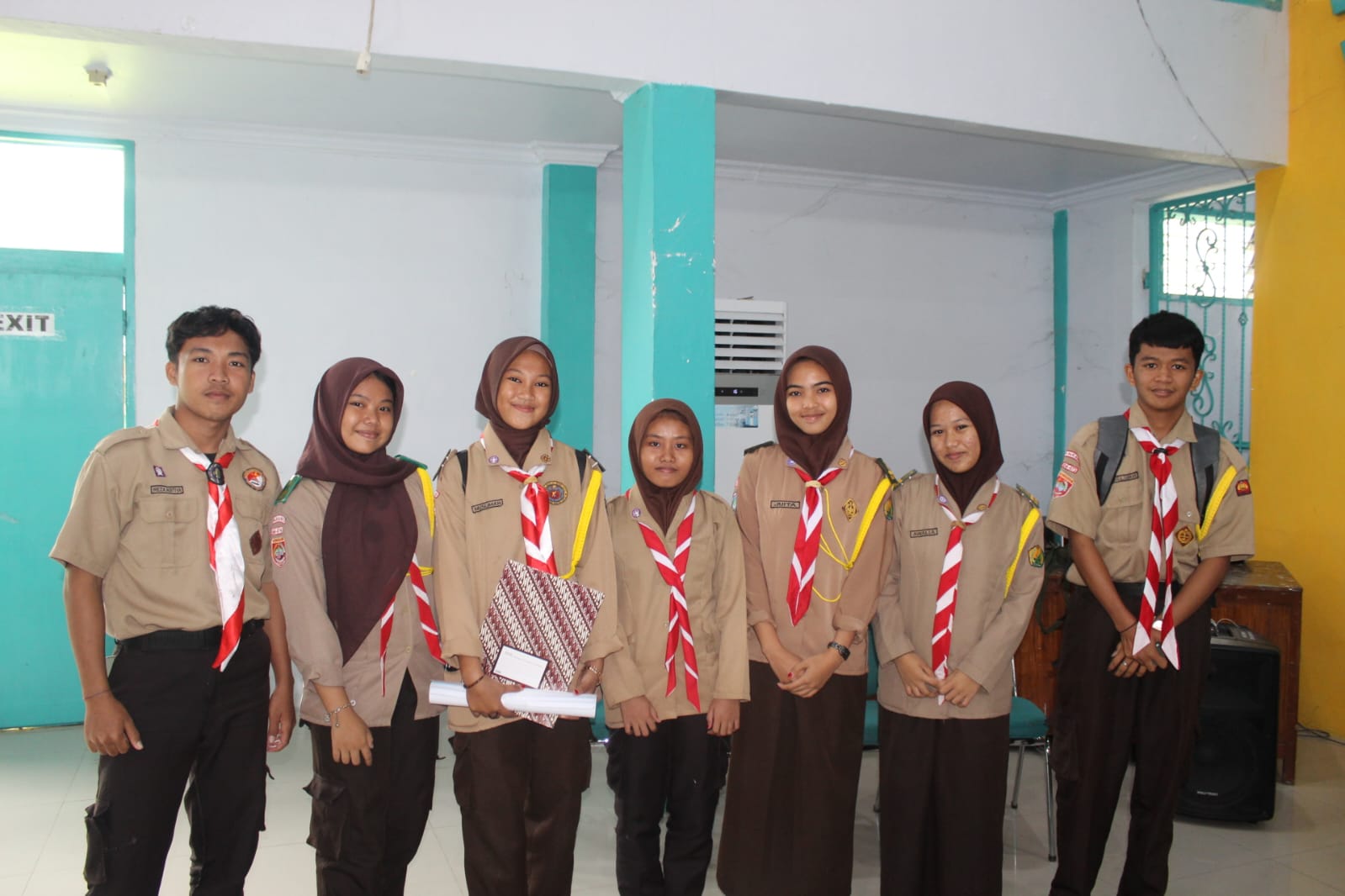 Peserta Didik MA Biharul Ulum Ma’arif Ikuti Seminar Kepramukaan Se-Ajatappareng di IAIN Parepare