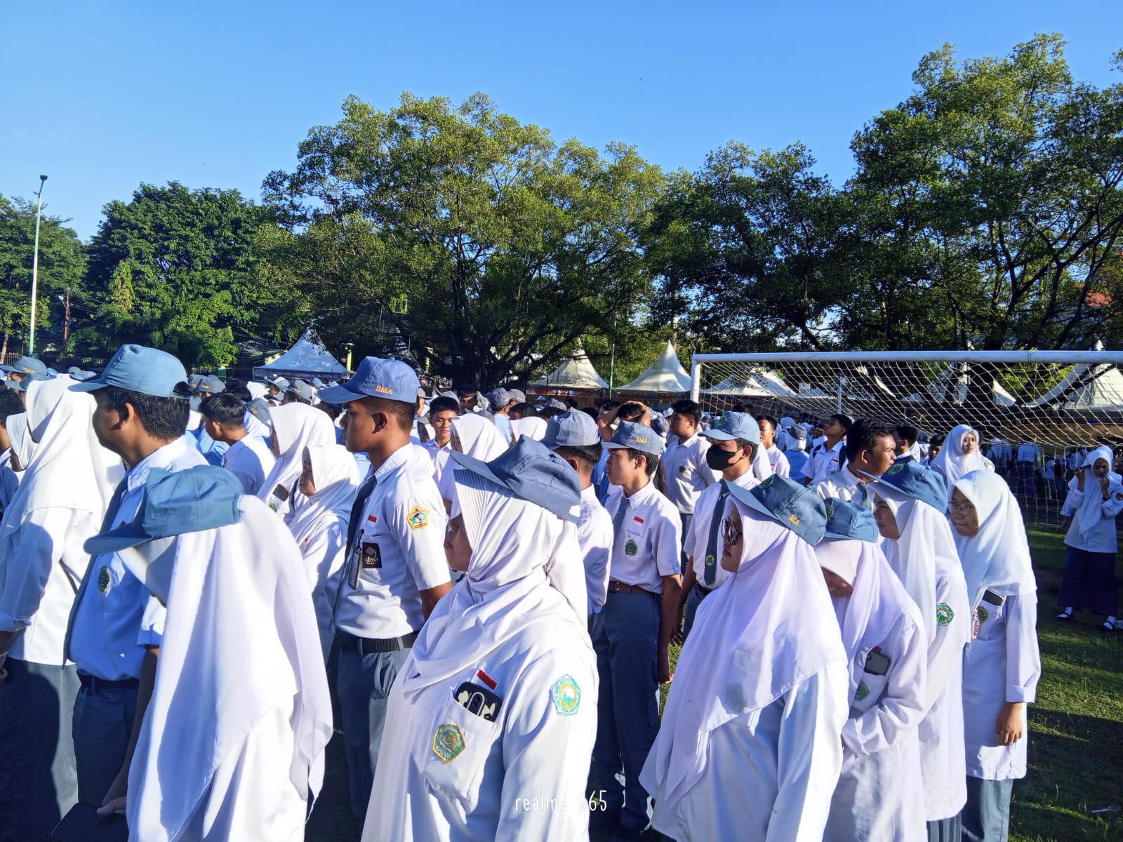 Siswa MAN 1 Ikuti Upacara Hardiknas Tingkat Kota Parepare
