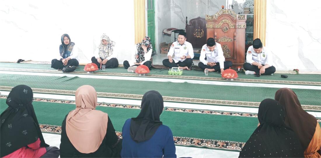 Majelis Taklim Kelurahan Unyi Bahas Keutamaan Bulan Rajab di Masjid At Takwa