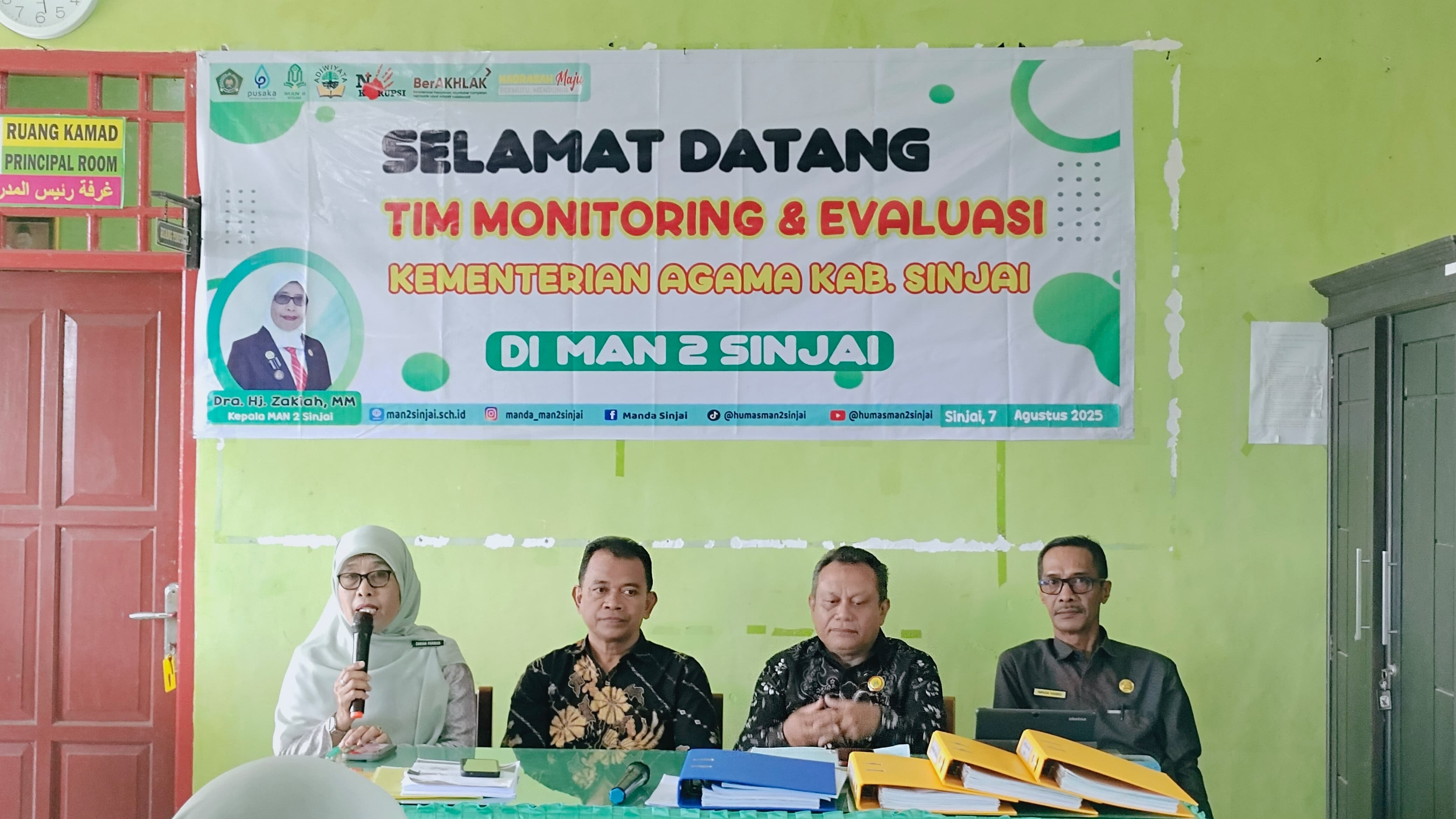 kegiatan Monev dana BOS di MAN 2 Sinjai