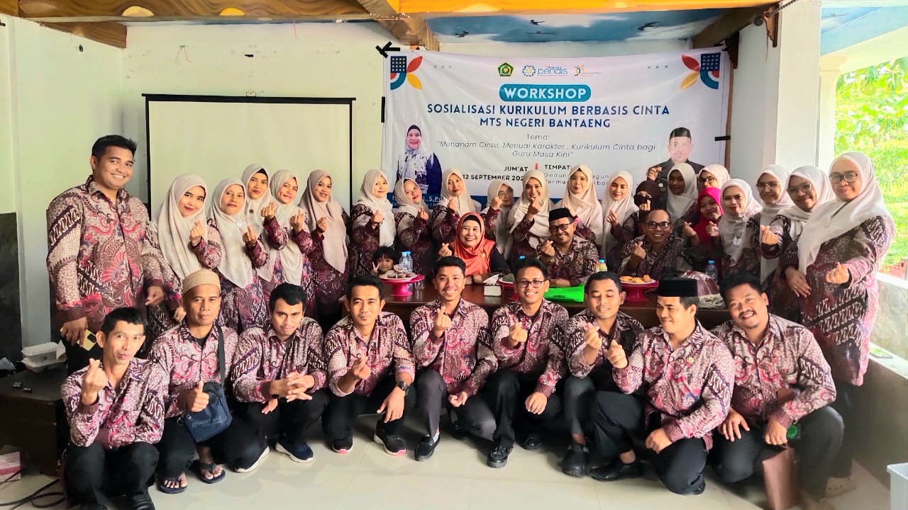 Workshop Sosialisasi KBC MTsN Bantaeng, pada Jumat, 12 September 2025 (Foto: Humas MTsN Bantaeng)