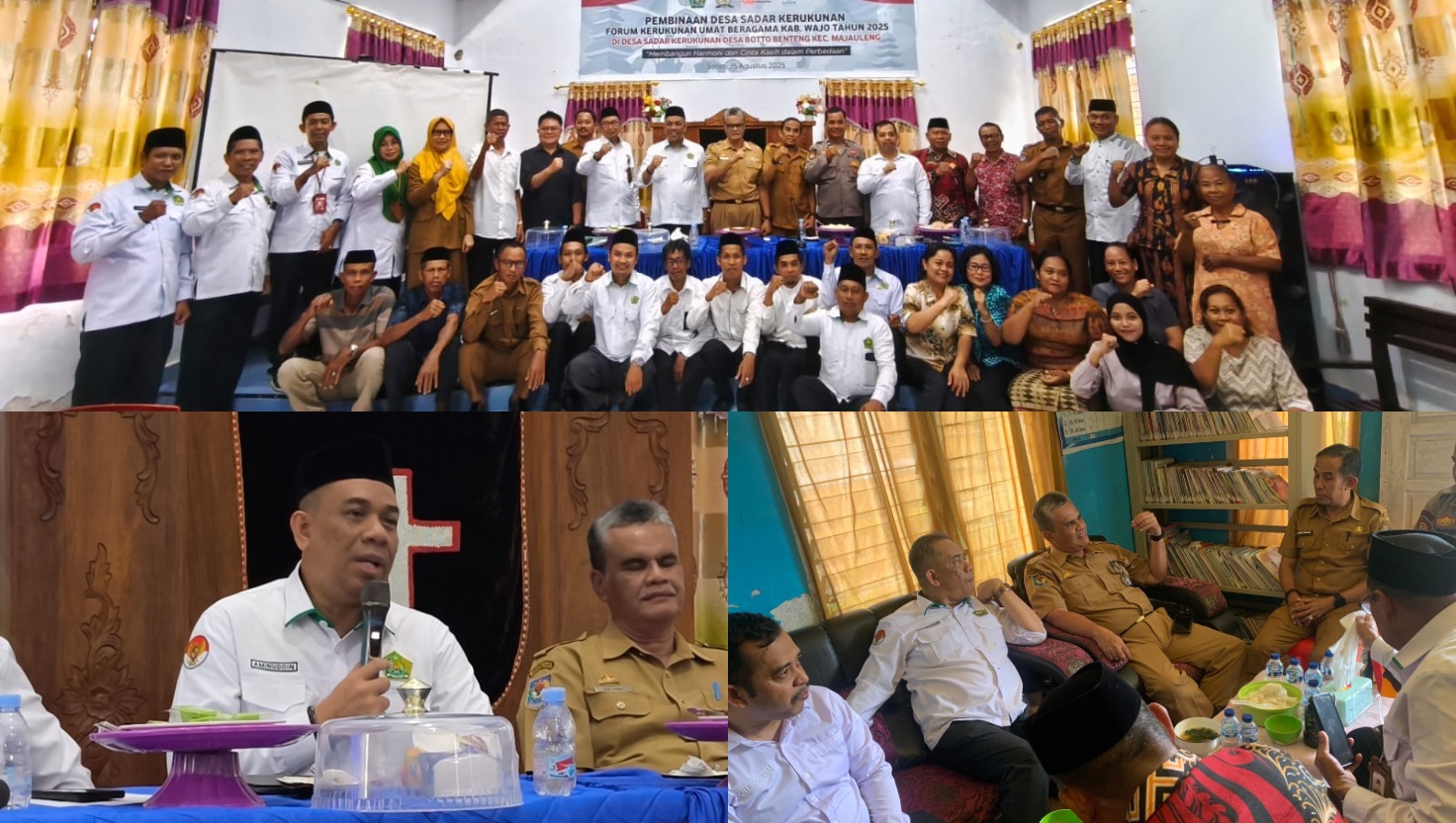 90 Tahun Merawat Kerukunan, Bottobenteng Perkuat Komitmen sebagai Desa Sadar Kerukunan