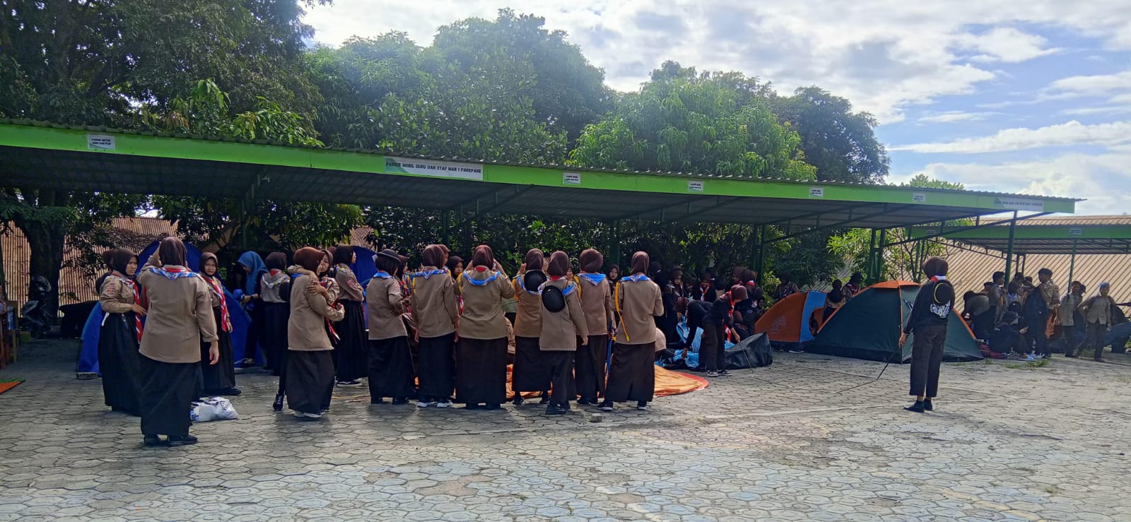 Ambalan Al-Anshar MAN 1 Parepare Gelar Latihan Gabungan