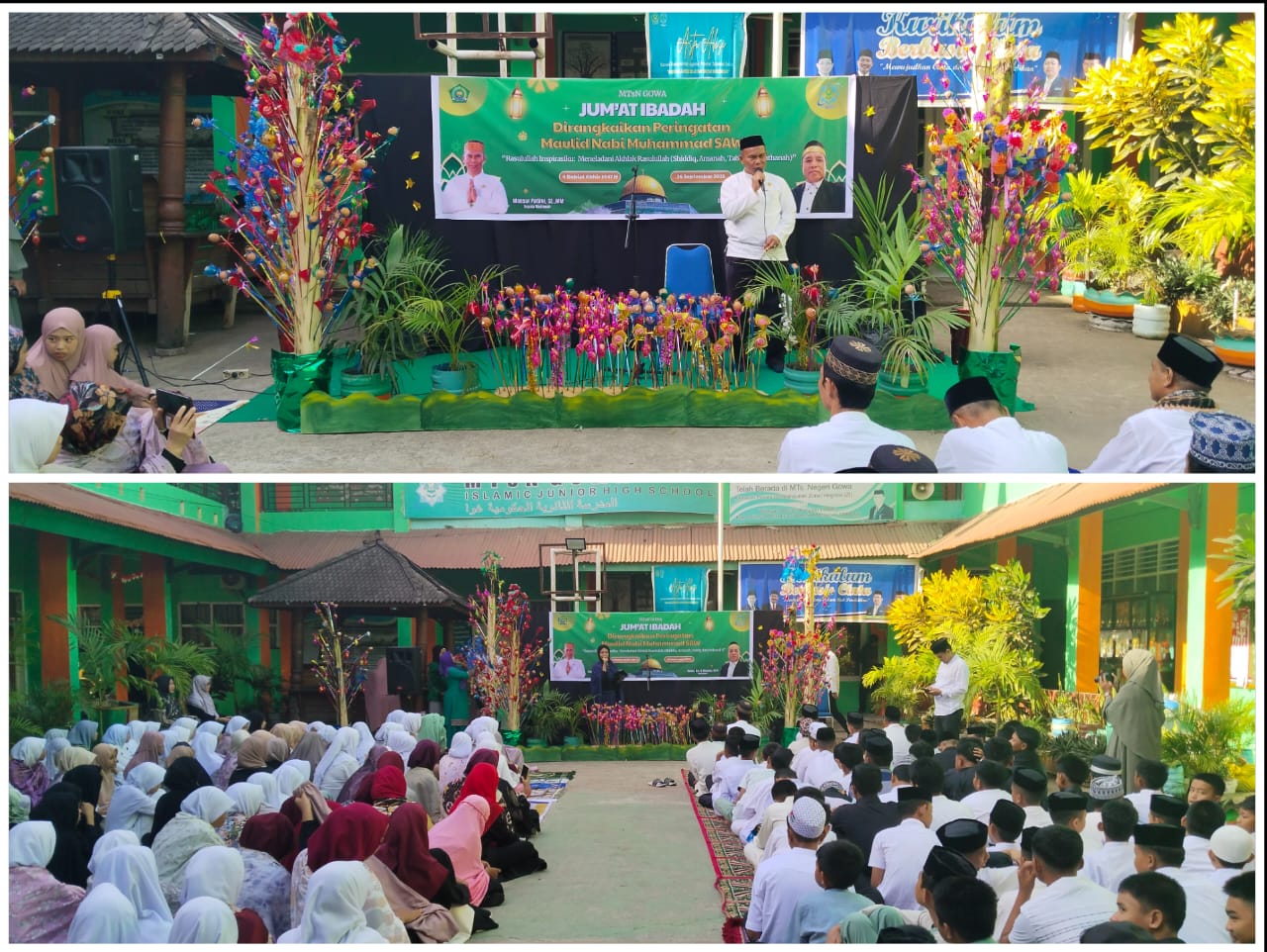 Suasana Jumat Ibadah di MTsN Gowa