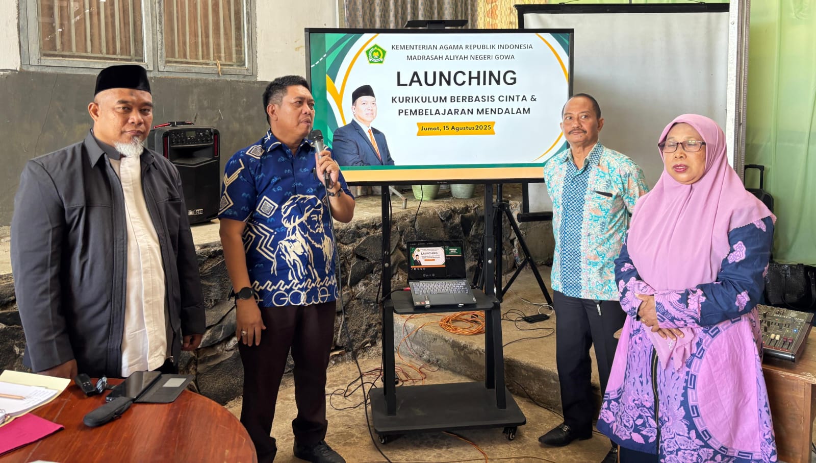Didampingi Ketua Pokjawas, Pengawas Bina dan Kamad