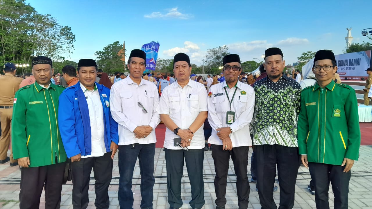 Bersama jajaran Kemenag Gowa