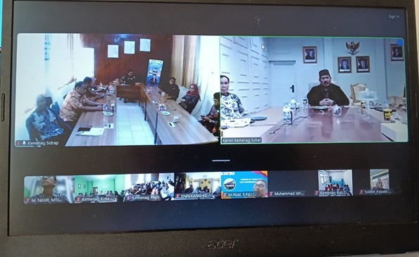Kanwil Kemenag Sulsel Gelar Rapat Koordinasi Virtual Bahas Evaluasi dan Perencanaan Program Kerja