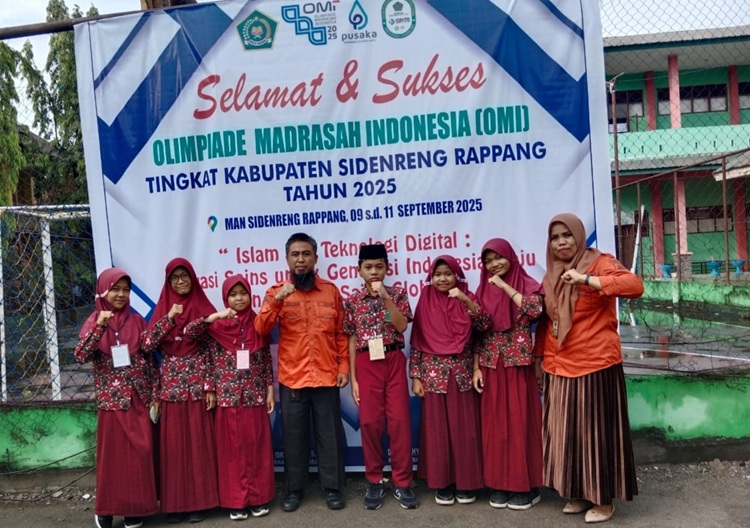 Dua Siswa Kebanggaan MIN Sidrap Lolos ke Olimpiade Madrasah Indonesia (OMI) 2025