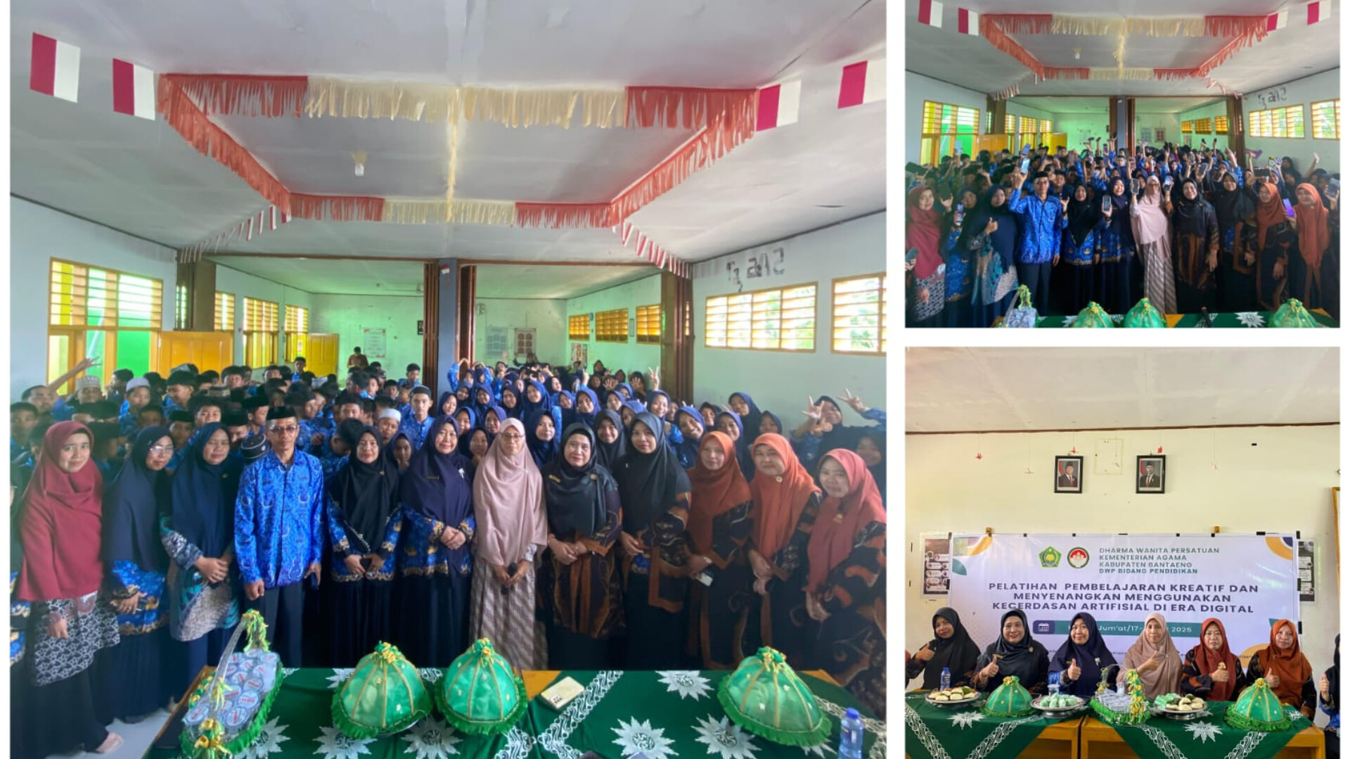 DWP Kemenag Bantaeng Gelar Pelatihan Guru Kreatif Berbasis AI pada Kamis, 17 Juli 2025 (Foto: Humas MTs Muhammadiyah Bantaeng)