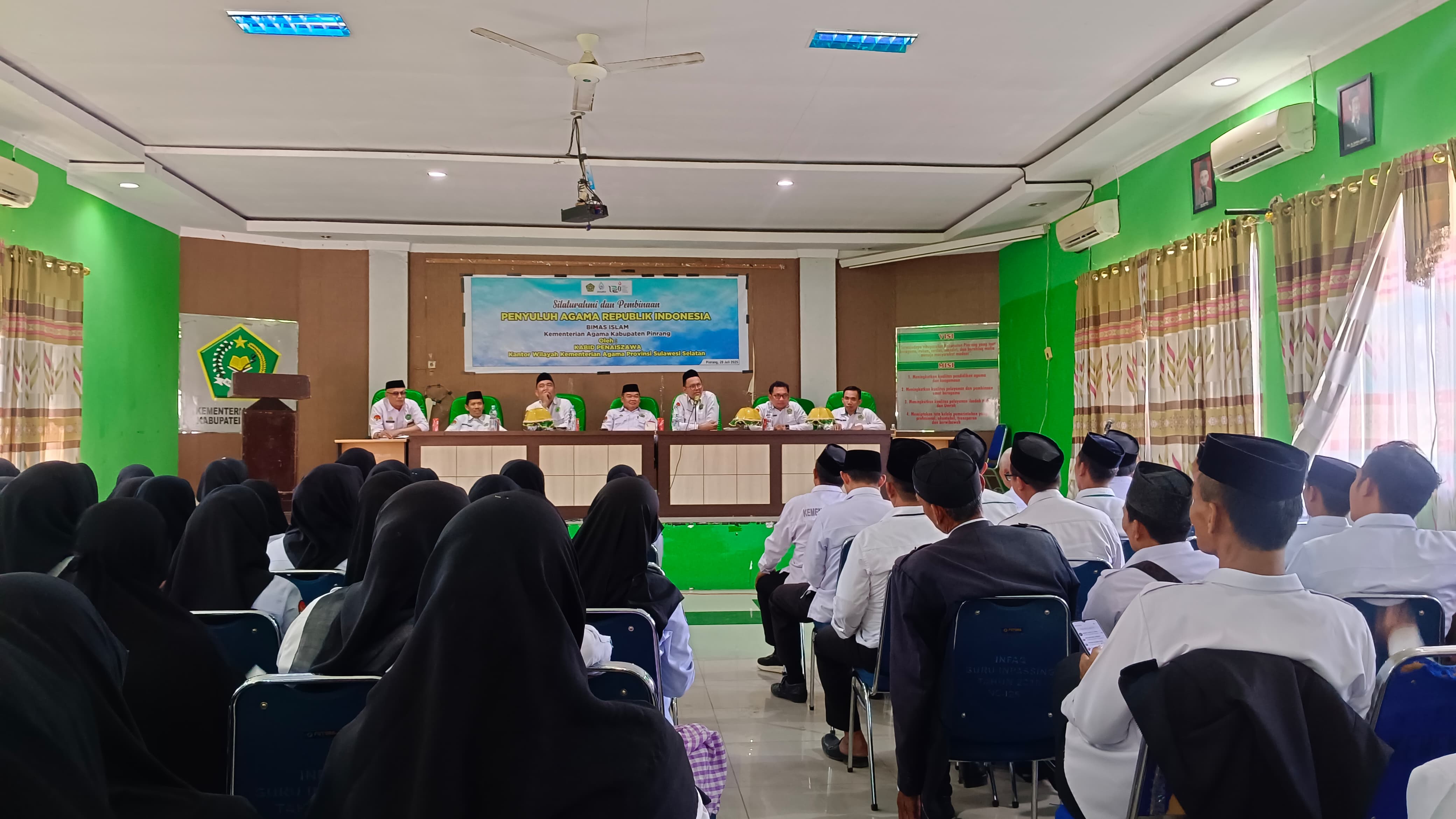 Penyuluh Agama Pinrang Dapat Wejangan Emas dari Kabid Penaiszawa Kanwil Kemenag Sulsel