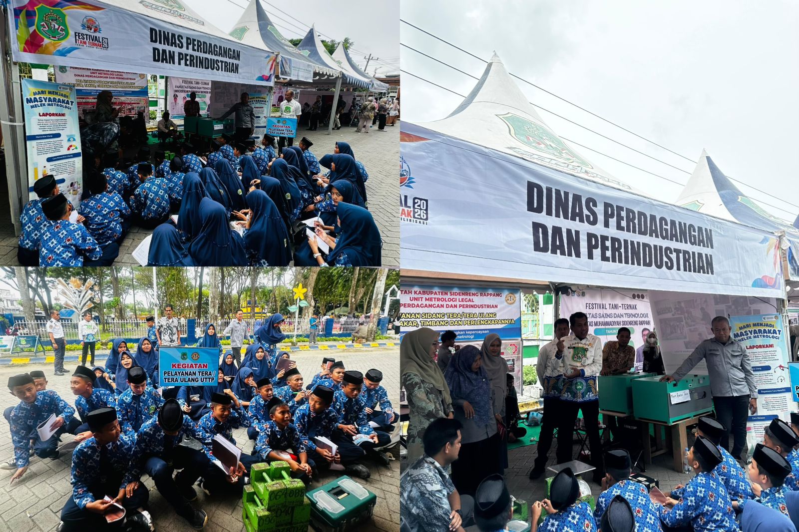 Siswa MTsN 2 Sidrap Kunjungi Pameran Tani-Ternak