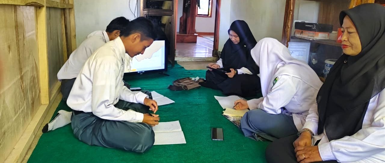 Suasana bimbingan OMI di MAN 4 Bone