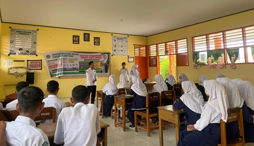 MAN Sidenreng Rappang Melakukan Sosialisasi SPMB di SMP Negeri 3 Pinrang