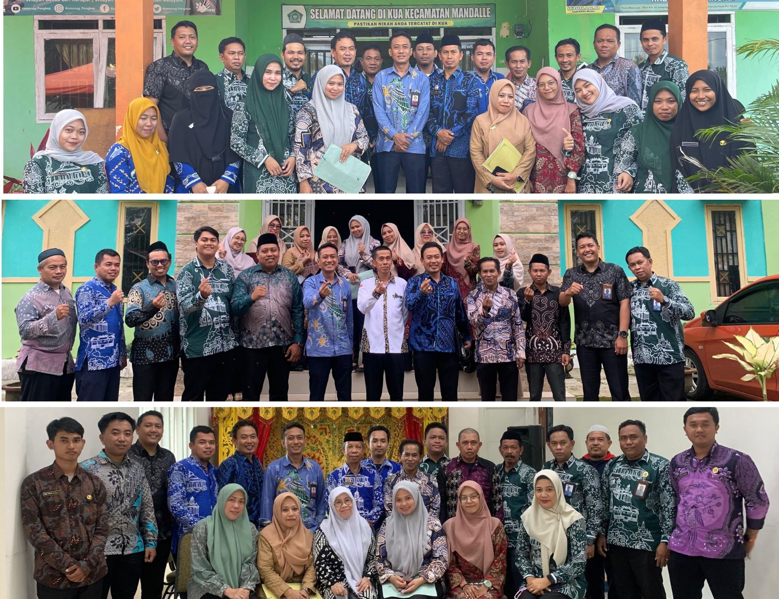 Kasi Bimas Islam Kemenag Pangkep Monev NTCR di KUA Mandalle, KUA Segeri dan KUA Ma’rang