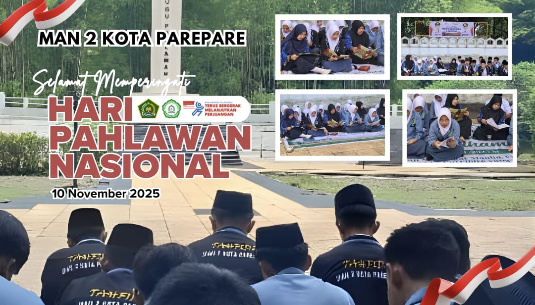 OSIM Beserta Santri Tahfiz MAN 2 Kota Parepare Ziarah Makam dan Khatamul Qur'an