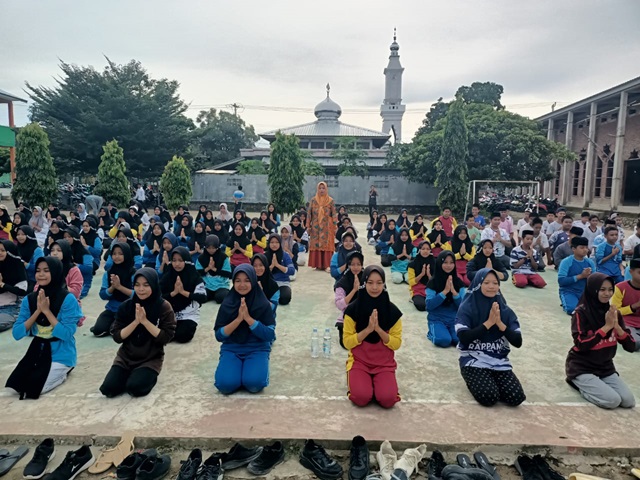 Latihan bersama sebelum pelaksanaan