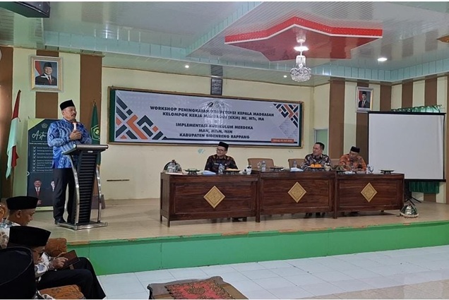 Workshop Peningkatan Kompetensi Kepala Madrasah di Sidrap, Begini Kata Kakanwil