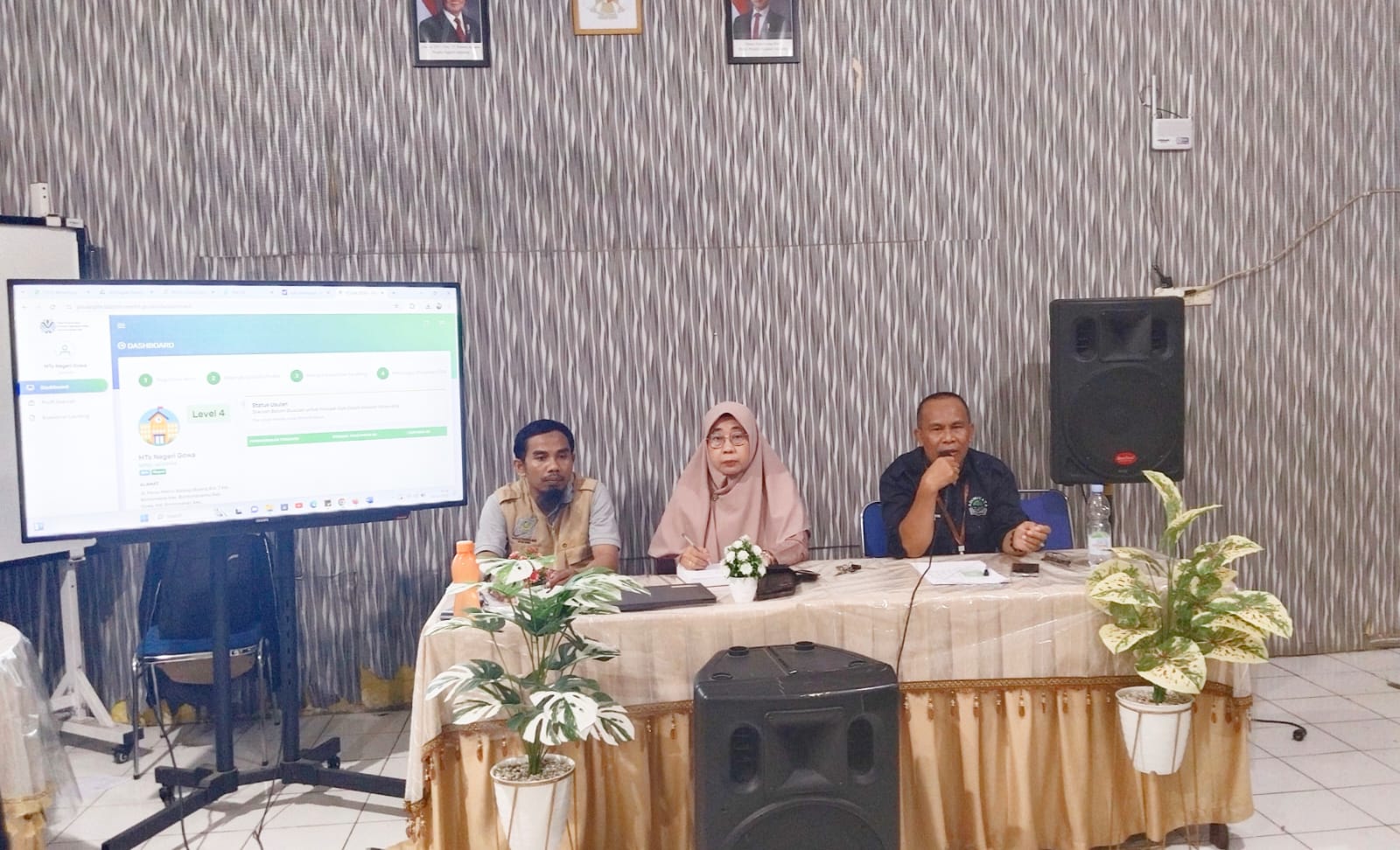 Kamad saat beri sambutan