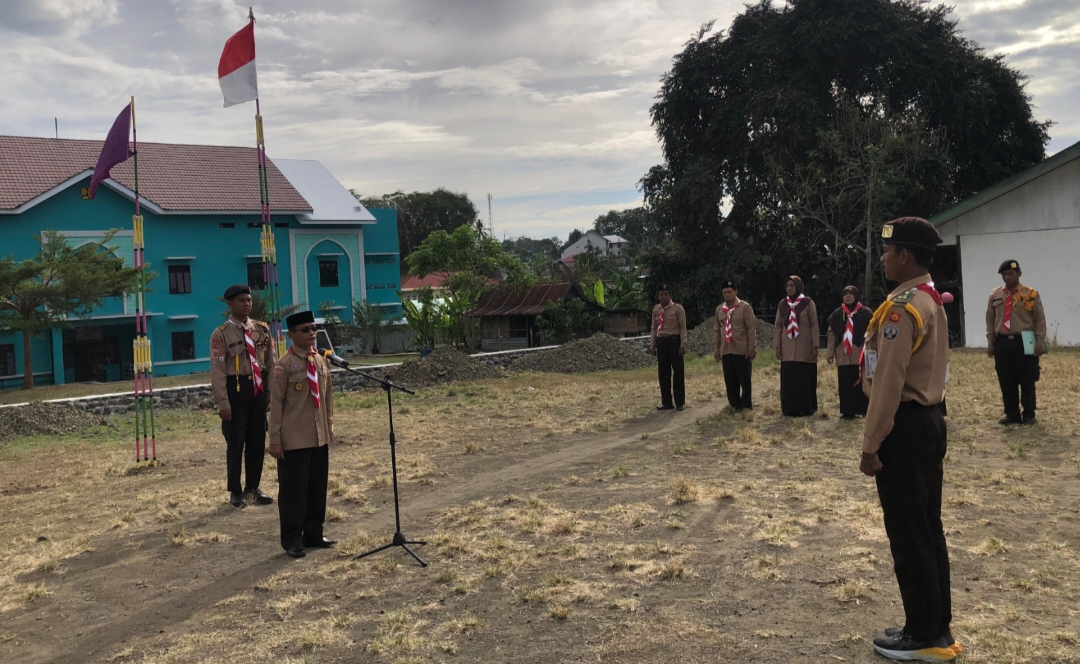 Upacara Pembukaan Perkemahan & Penerimaan Tamu Ambalan Pramuka MA PP Yasrib