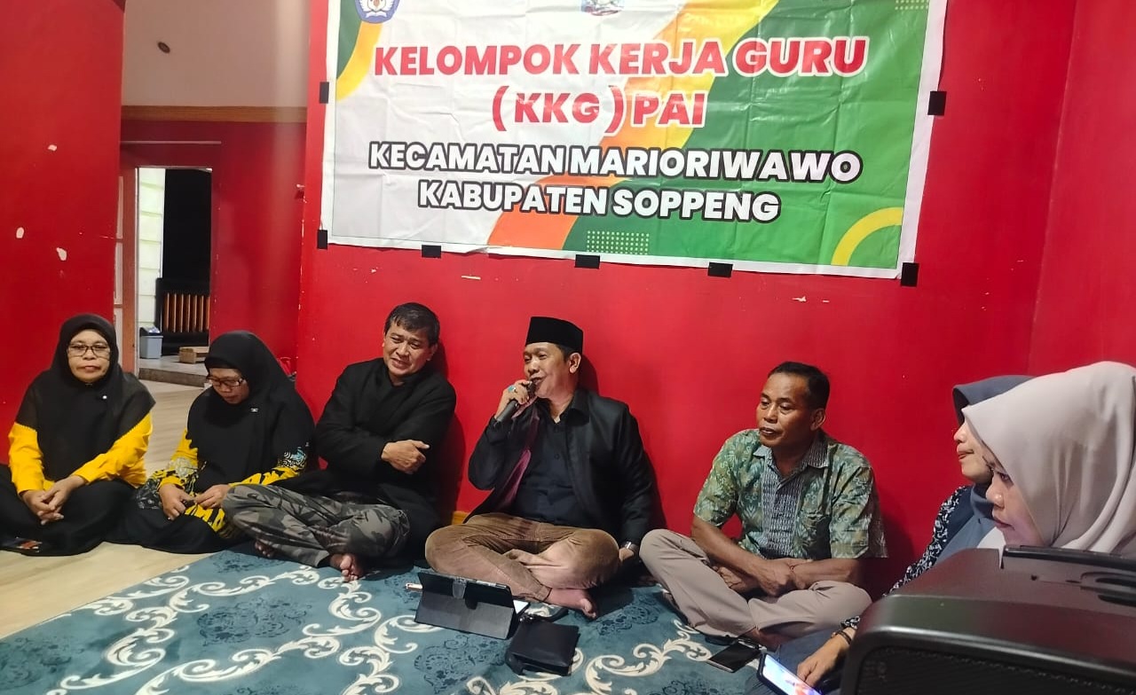 Kepala Kantor Kementerian Agama Kabupaten Soppeng, H. Afdal, S.Ag., M.M., membawakan materi Moderasi Beragama