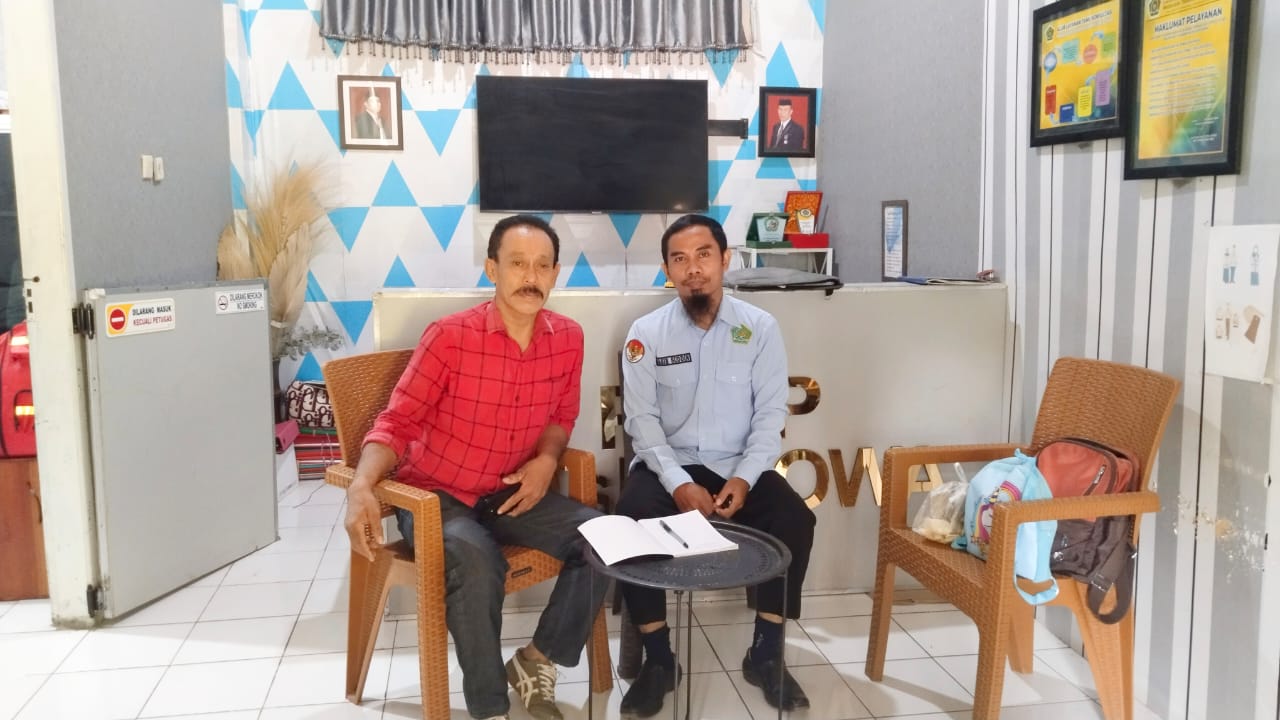 Wakamad Humas saat menerima kunjungan
