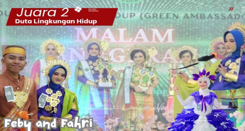Feby Riski Putri dan Fahri, perwakilan MAN 2 Soppeng, berhasil meraih Juara 2 Duta Lingkungan Hidup Kabupaten Soppeng 2025 serta menyabet sejumlah penghargaan bergengsi pada ajang Grand Final di Gedung Serbaguna Lapatau.