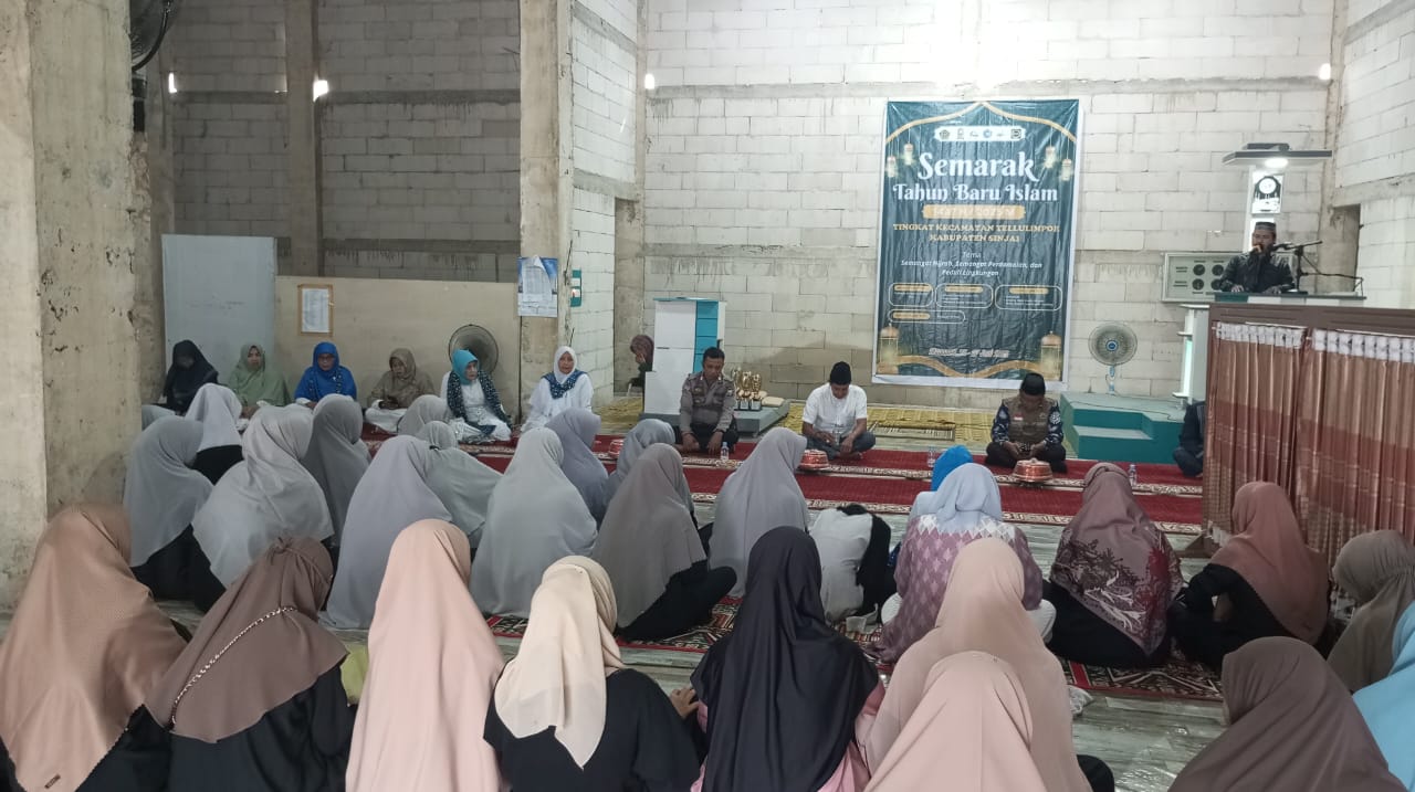 Kepala KUA Kecamatan Tellulmpoe hadiri Semarak Tahun Baru Islam di Tellulimpoe