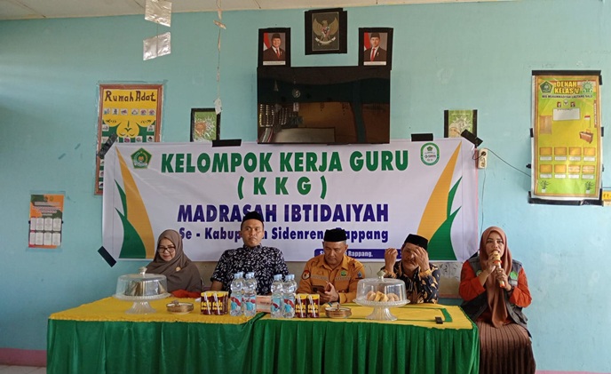 Kasi Penmad Kemenag Sidrap Gelar Rakor Bersama Pengurus KKG MI