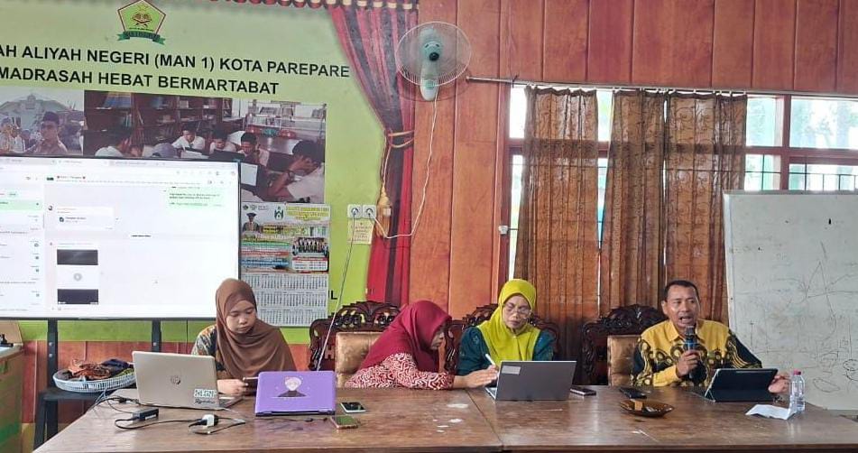 MAN 1 Plus Keterampilan Parepare Gelar Sosialisasi CBT
