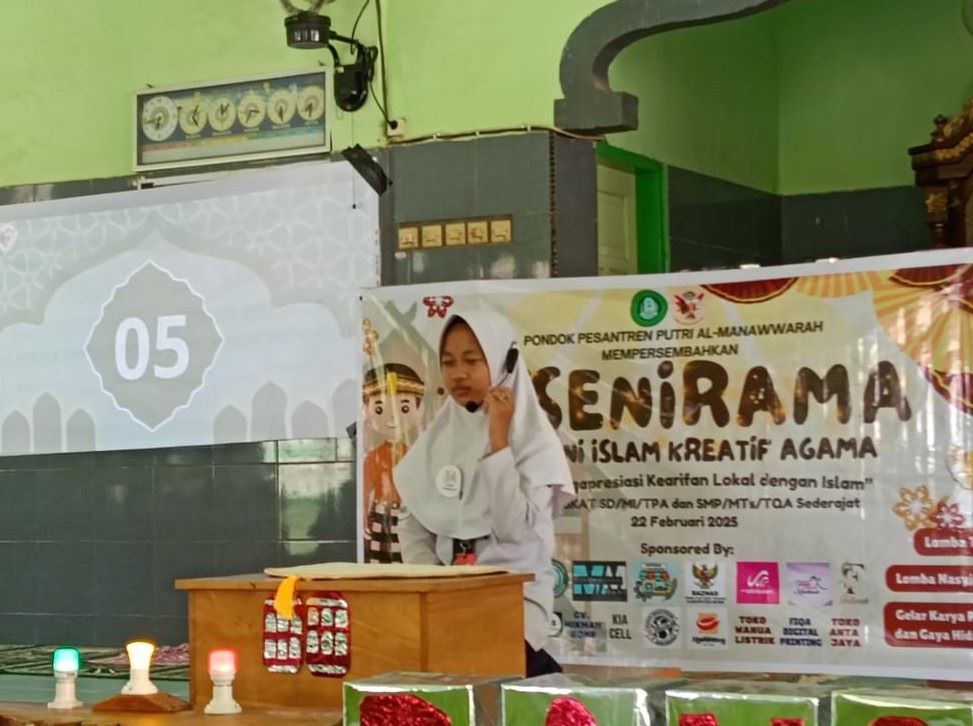 Nurul Isnaeni, siswa Kelas 9 Tahfidz MTsN 1 Bone berhasil meraih Juara 1 dalam lomba Tahfidz Juz 30 pada ajang SENIRAMA