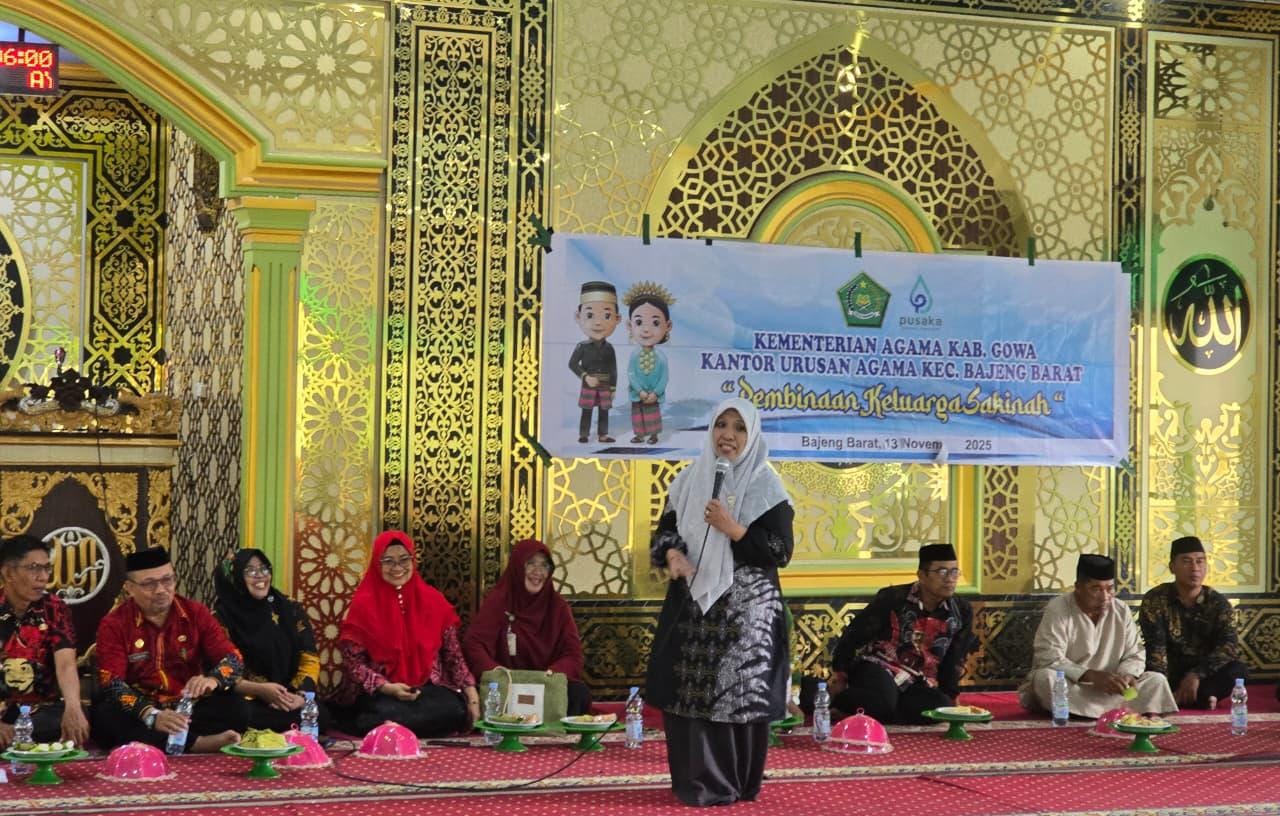 Salah satu pemateri, Ketua IPARI Gowa