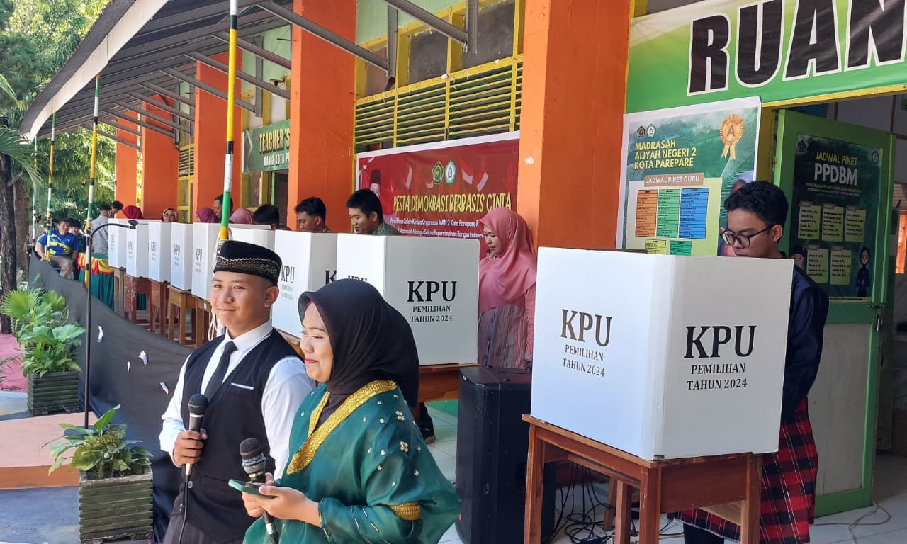Pesta Demokrasi Berbasis Cinta di MAN 2 Kota Parepare