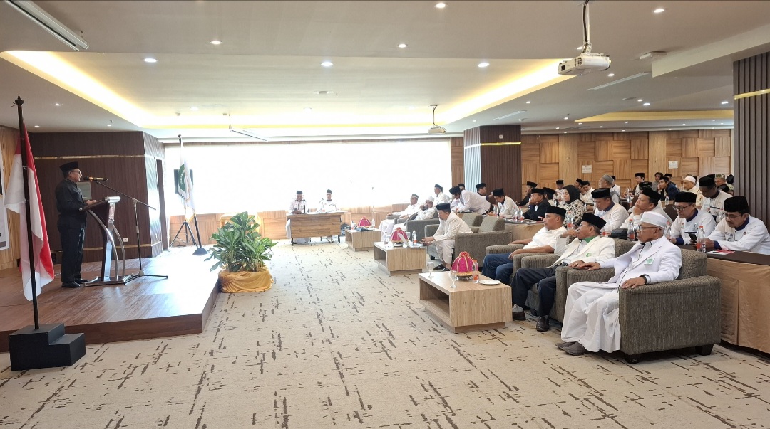 Kakankemenag Kota Makassar H.Irman saat memberikan sambutan