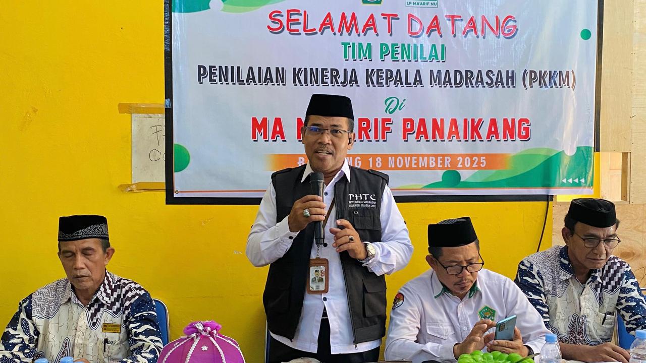 PKKM Empat Tahunan Digelar di MA Ma’arif NU Panaikang pada Selasa, 18 November 2025 (Foto: Penmad Kemenag Bantaeng)