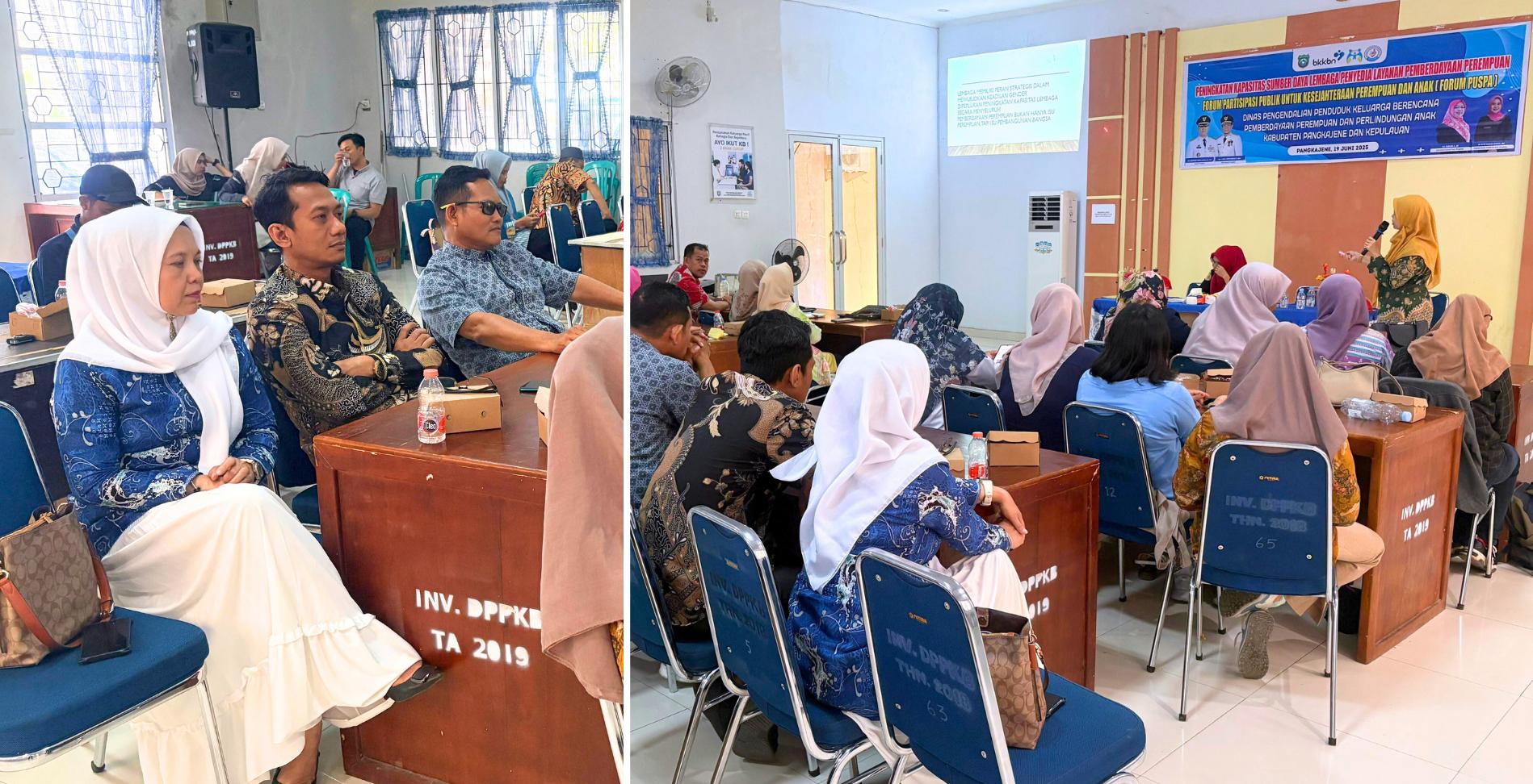Mengikuti Forum Puspa Pangkep Gelar Peningkatan Kapasitas Sumber Daya Lembaga Pemberdayaan Perempuan