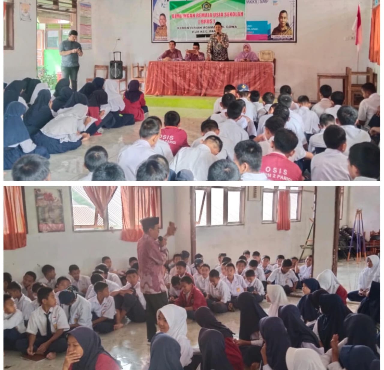 Suasana BRUS di SMPN 2 Parigi